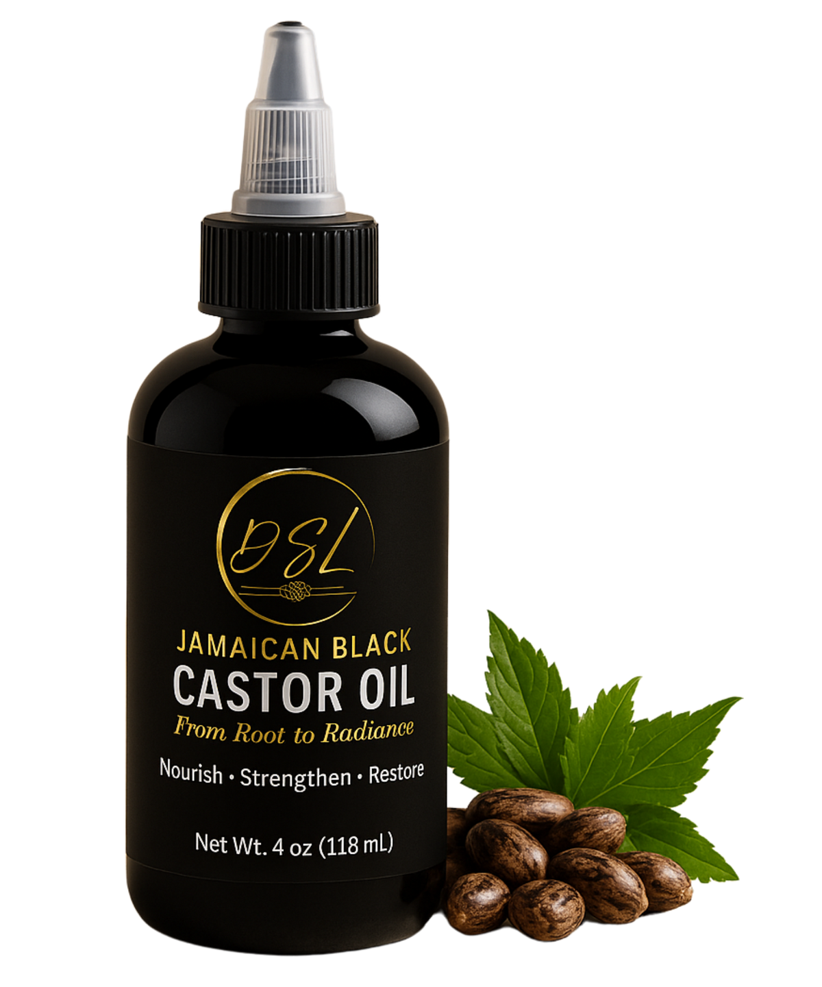 DSL Jamaican Black Castor Oil – Hair Growth & Scalp Treatment | 100% Pure | 4 oz