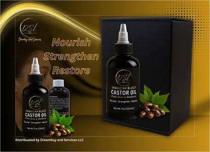 DSL Jamaican Black Castor Oil – Hair Growth & Scalp Treatment | 100% Pure | 4 oz