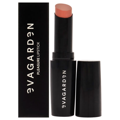 Close-up of Pleasure Lipstick - 660 Salmon showcasing its creamy texture