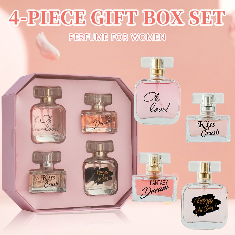 Elegant packaging of the Women's Fragrance Gift Set on a soft background