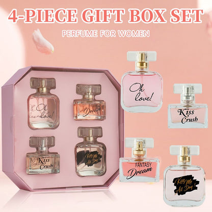 Elegant packaging of the Women's Fragrance Gift Set on a soft background