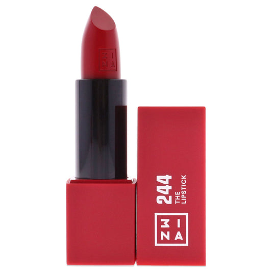 The 0.16 oz lipstick tube of 3INA in True Red, elegantly displayed on a white background.