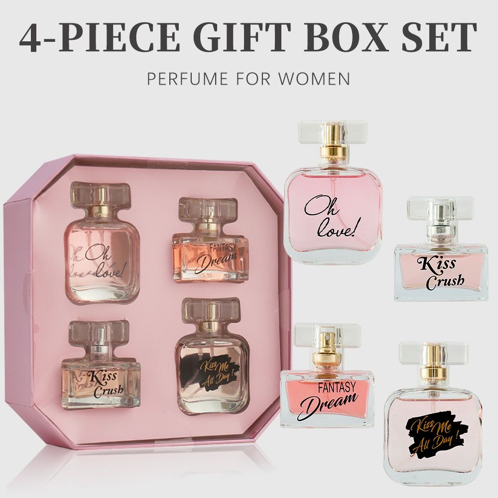 Four distinct fragrances in the Women's Fragrance Gift Set for various occasions